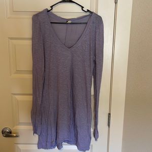 We the Free long sleeve purple shirt, size M